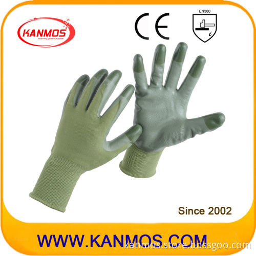 13gauges Nylon Knitted Nitrile Industrial Safety Work Glove (53202NL)